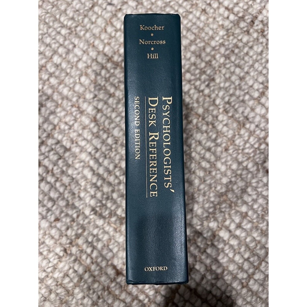 Psychologists’ Desk Reference Second Edition 2005 Hardcover Gerald Koocher et al - Picture 8 of 11